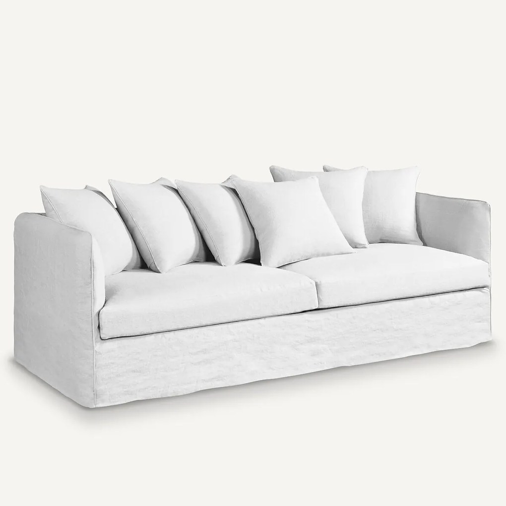 Bankhoes in gekreukt linnen Néo Chiquito