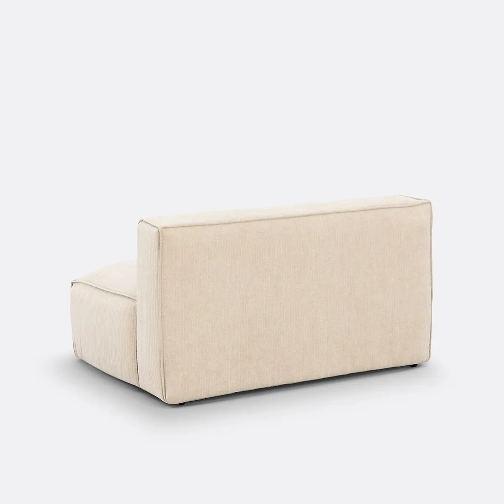 Modulaire zitbank van geribd vintage fluweel, Seven