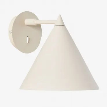 Metalen Wandlamp Arilda Beige – Crème - Sklum