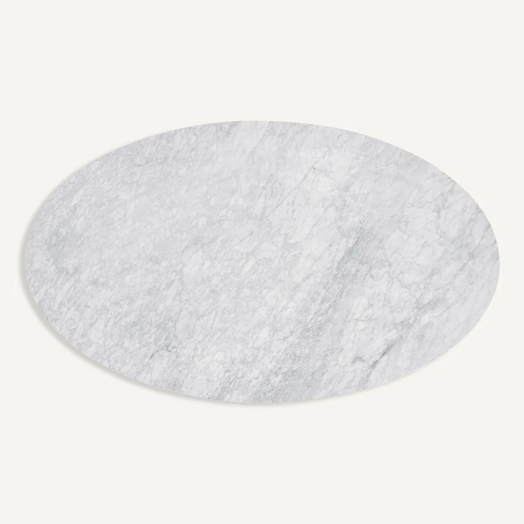 Ellipsvormig tafelblad in marmer L170 cm, Elipso