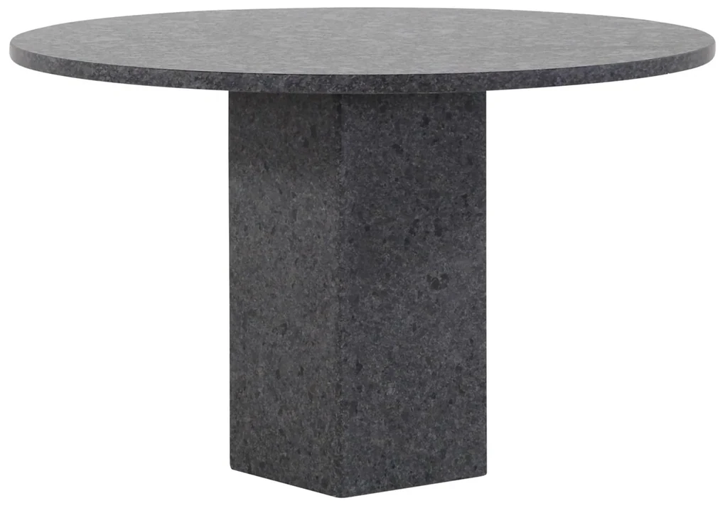 Tuinset Ronde Tuintafel 4 personen 120 cm Aluminium/textileen Grijs  Lifestyle Garden Furniture Rome/Graniet