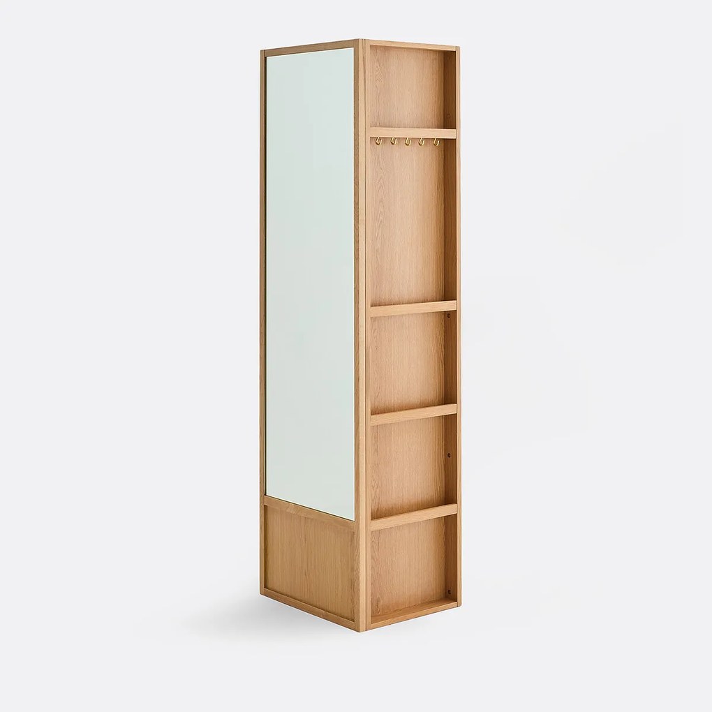 Omkeerbare garderobe met spiegel, Senssia