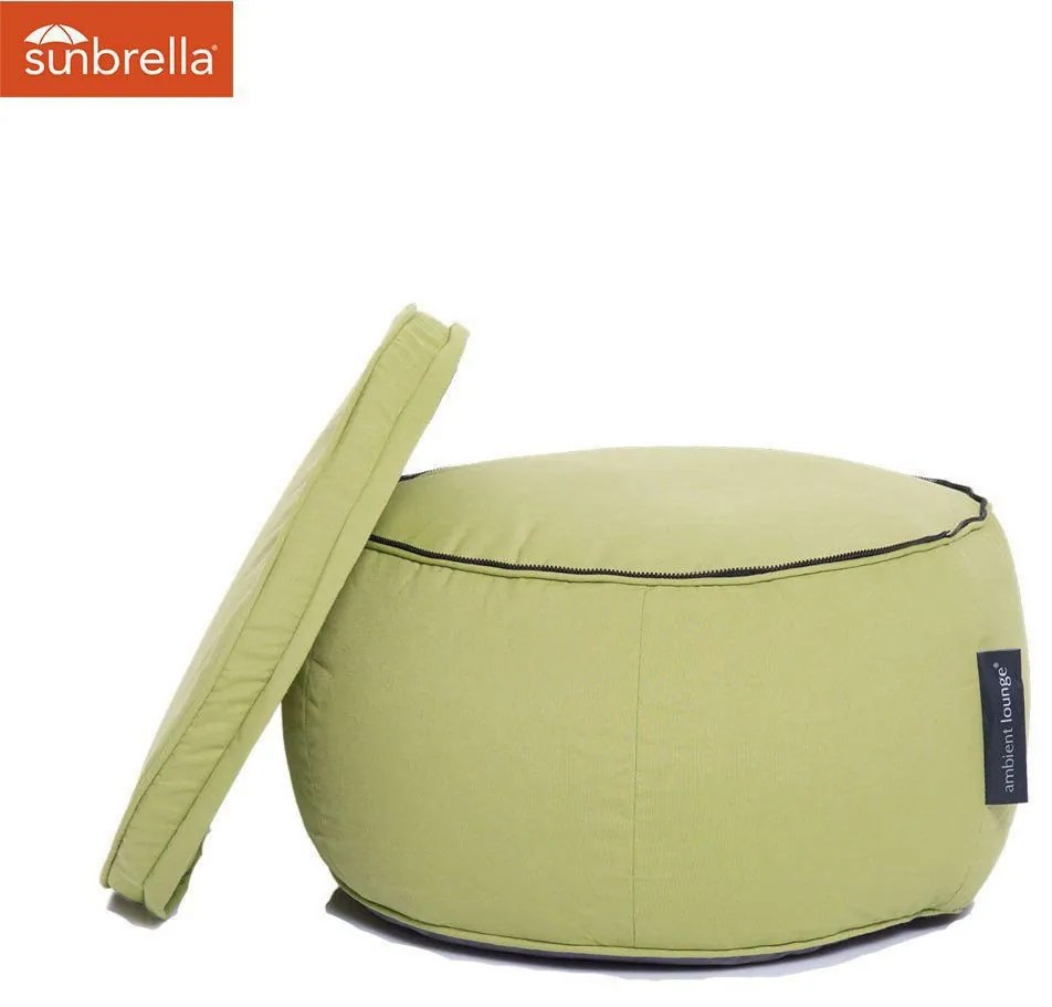 Ambient Lounge Outdoor Poef Wing Ottoman - Limespa