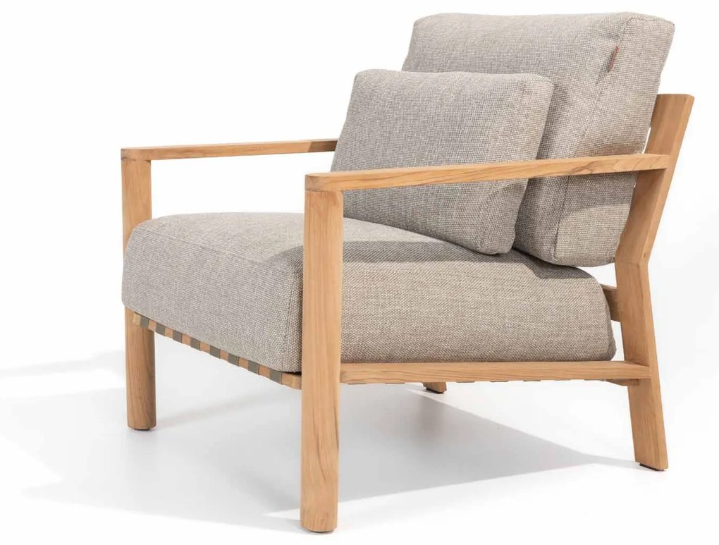 4 Seasons Outdoor Lucas loungestoel SALE Loungestoel beige weerbestendig