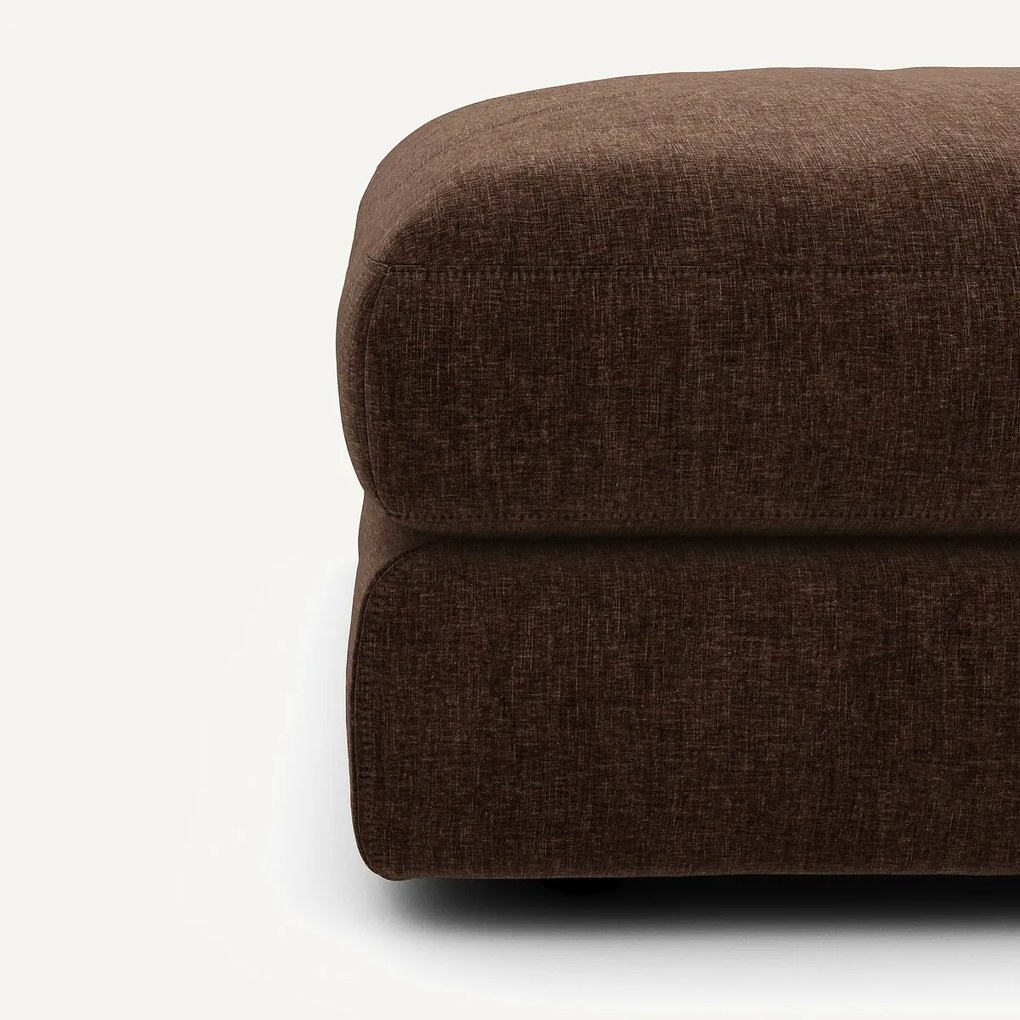 Fluwelen chenille voetenbank, Skander