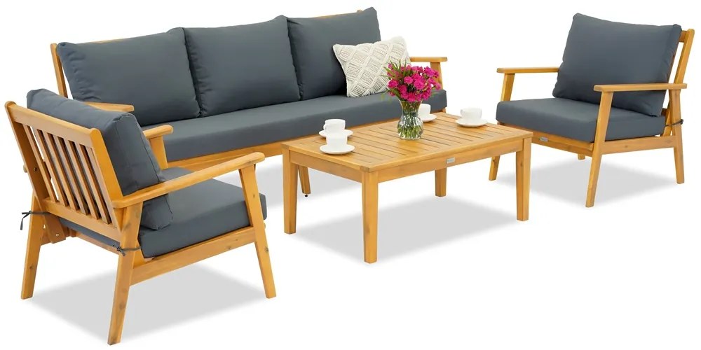 Lucene Garden Point houten tuinmeubelen