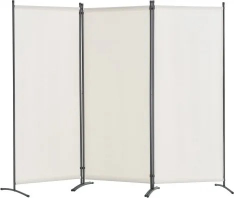 VEVOR Room Divider Partition 3-Scheidingswand, Opvouwbaar Privacyscherm voor Kantoor, Slaapkamer, Eetkamer, Studeerkamer, Balkon, Vrijstaande Room Divider (228 x 52 x 184 cm), Wit
