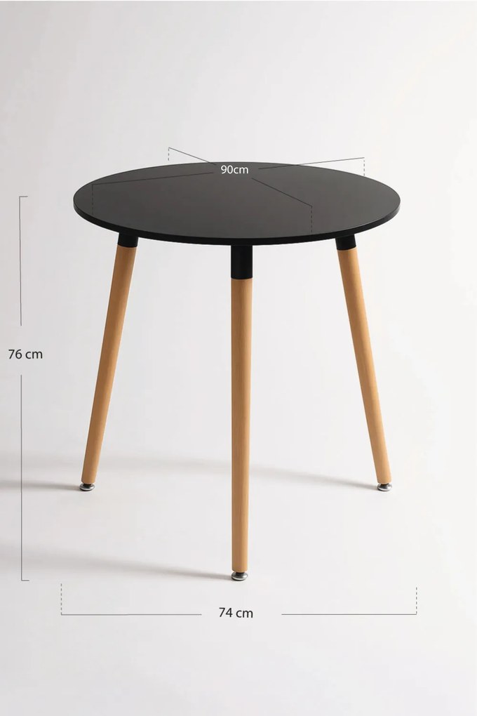 Toren tafel rond 90 cm