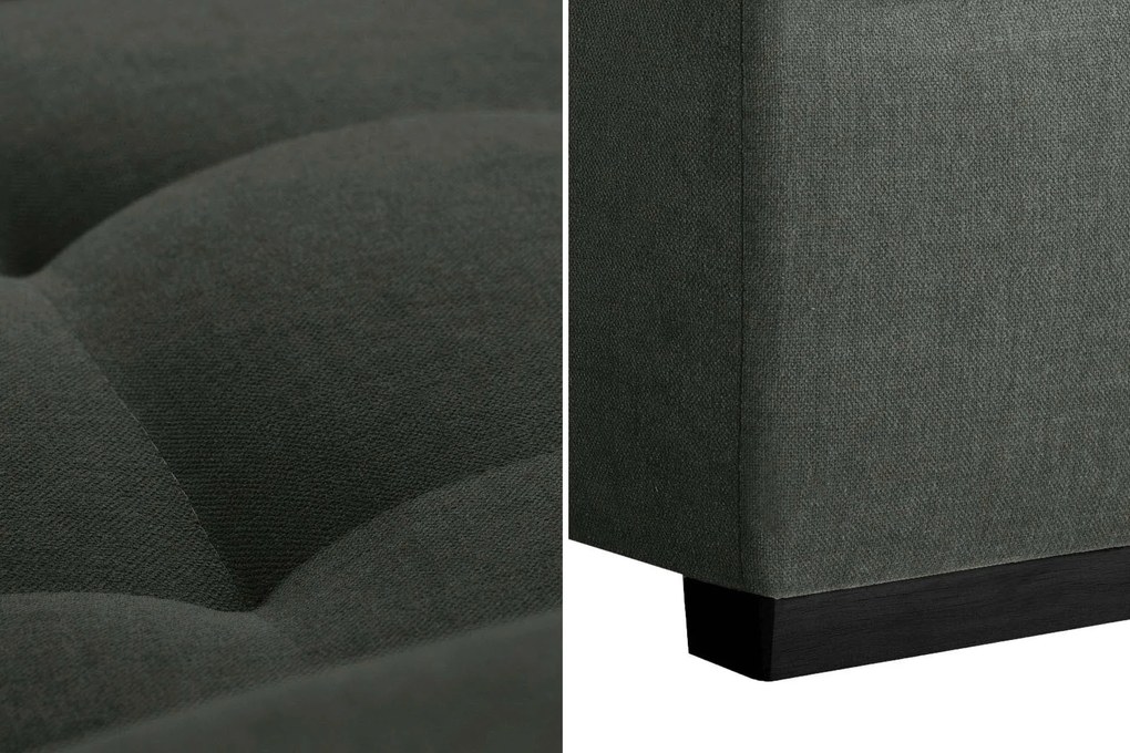 Guy Laroche Home | 3-Zitsbank Home Passion breedte 196 cm x diepte 85 cm x hoogte 85 cm donkergroen zitbanken - bekleding: | NADUVI outlet