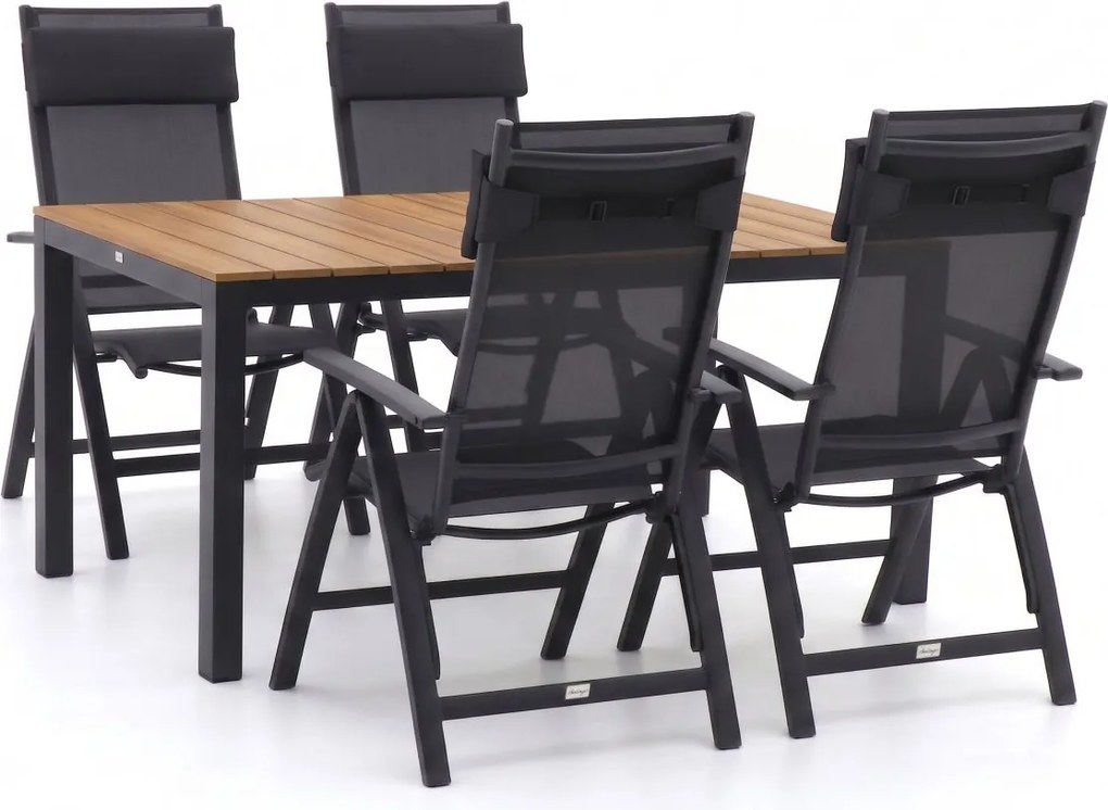 Diningset Bellagio  | 4 personen | Tuinset polywood | 5-delig | Kees Smit Tuinmeubelen