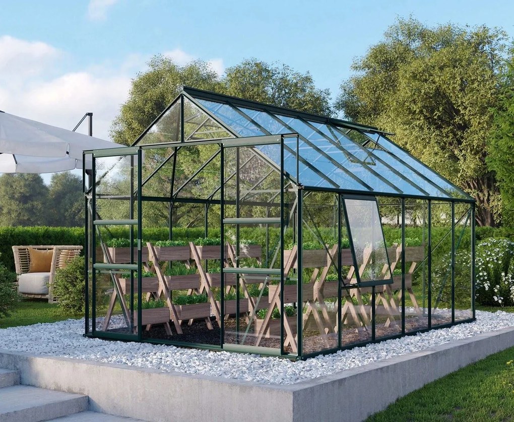Vitavia Meridian 2 serre - 9,9m² - Donkergroen