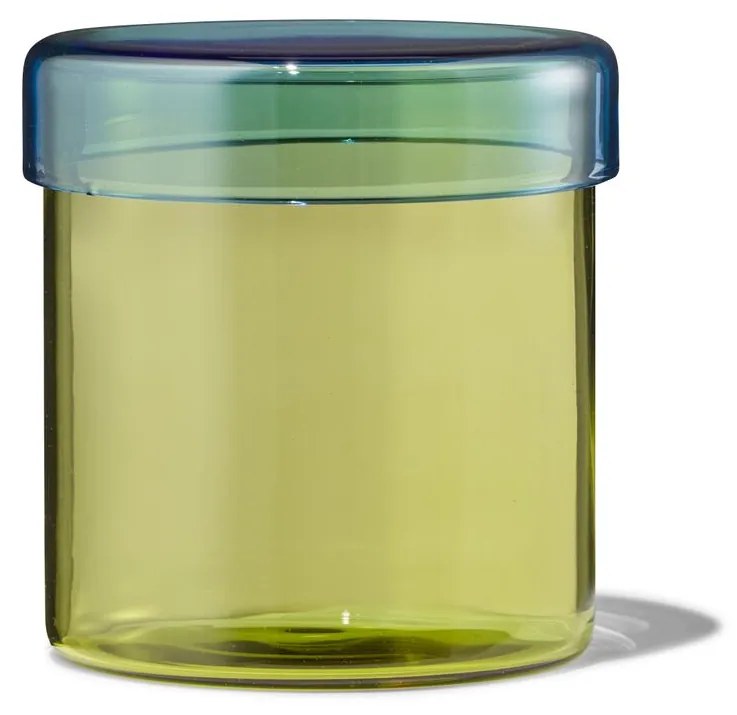 HEMA Glazen Pot Ø10x11 Groen (multi)