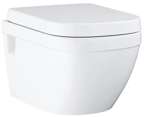 Grohe Euro Ceramic wandcloset - 54cm - spoelrandloos - met zitting - glans wit 39703000