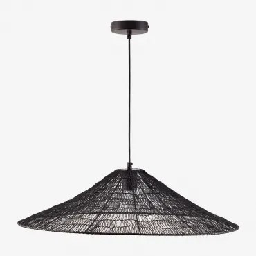 Plafondlamp Ø65 Cm In Ijzer Benilde Zwart - Sklum