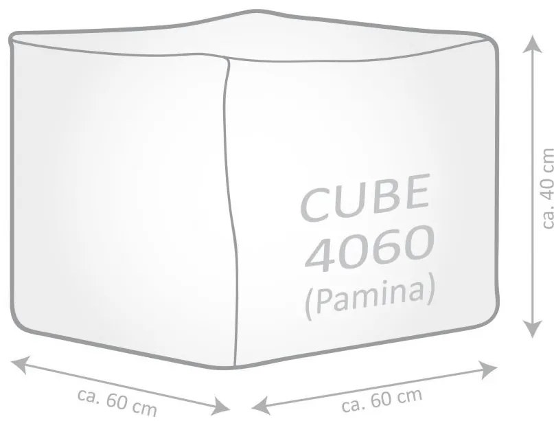 Poef Cube Pamina - Maïs