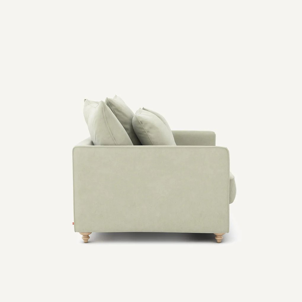 2-zits slaapbank in stonewashed fluweel, Lazare