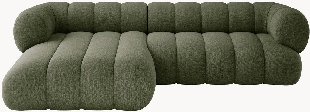 Chenille hoekbank Koge (5-zits)