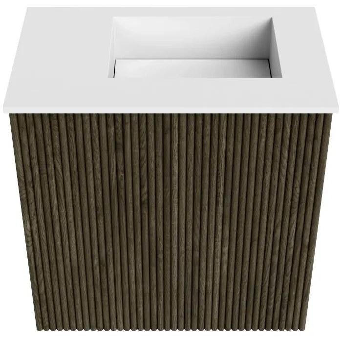 Mondiaz Joya 40cm toiletmeubel shadow met wastafel faye rechts 1 kraangat talc