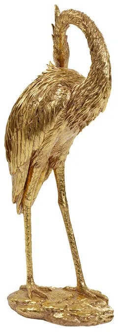 Kare Design Crane Gold Gouden Kraanvogel Beeld