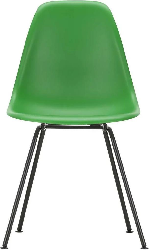Vitra Eames DSX stoel met zwart gepoedercoat onderstel groen