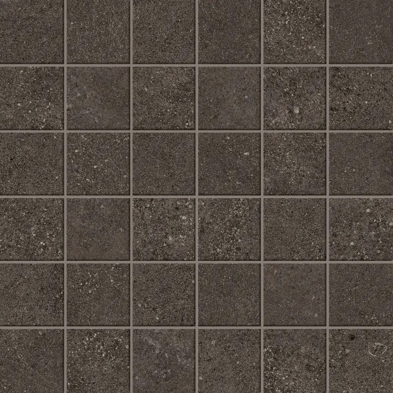Jabo Yacht mozaiek anthracite 5x5cm op net van 30x30cm