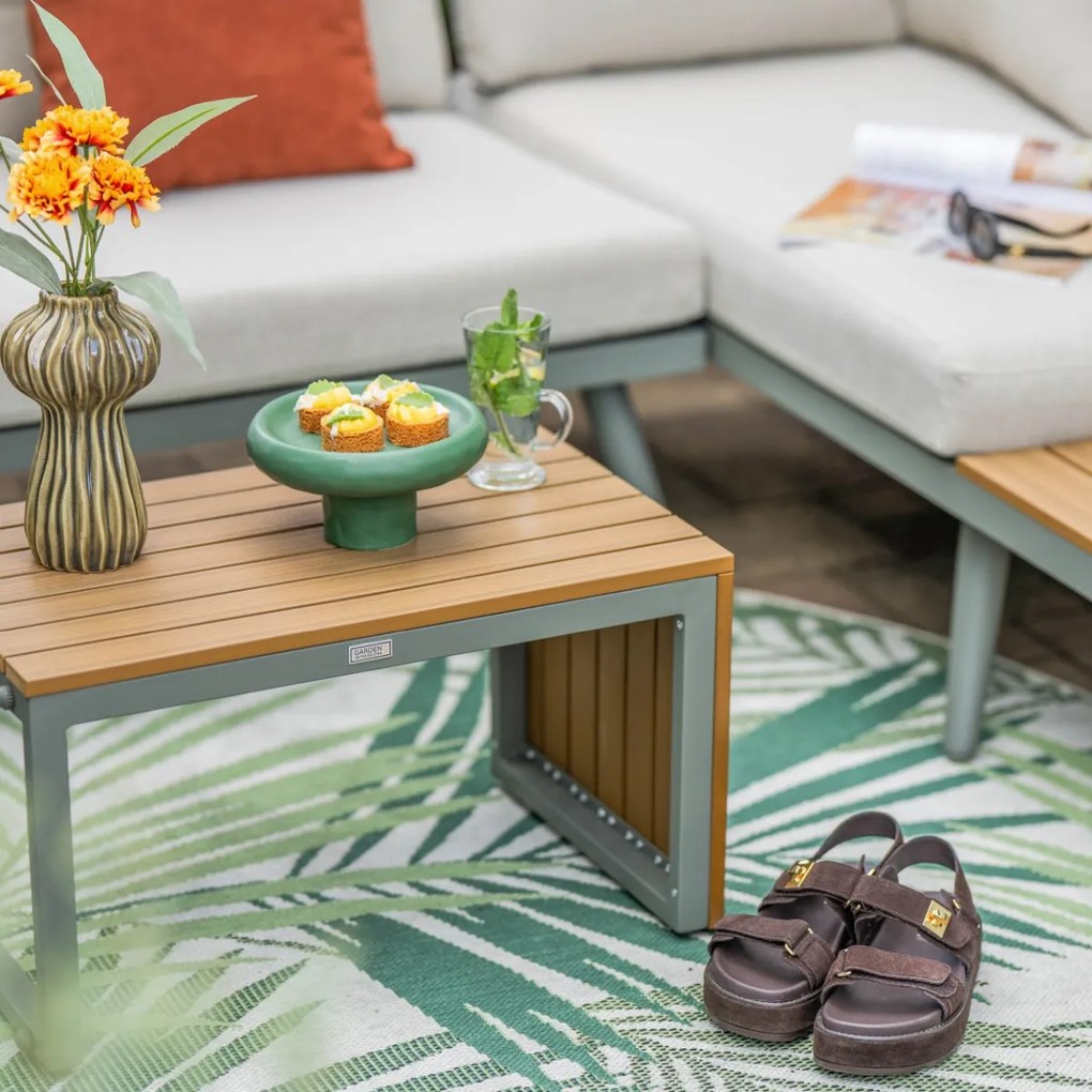 Garden Impressions Tibo loungeset 3-delig - stone green