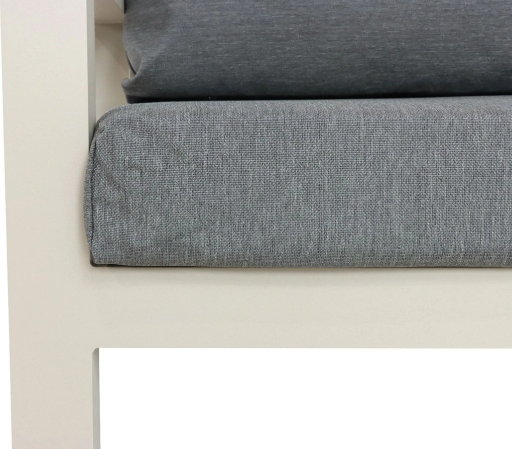 Hoek loungeset 6 personen Aluminium Taupe Lifestyle Garden Furniture Luca