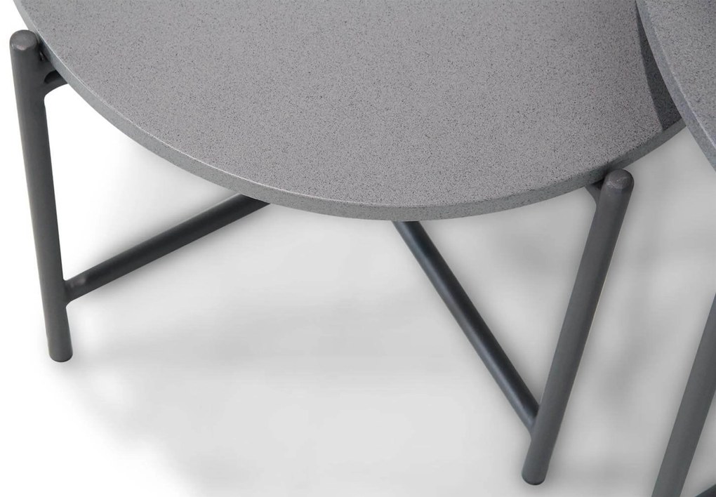 Hoek loungeset 5 personen Aluminium/polywood Grijs  Domani Furniture La Festa