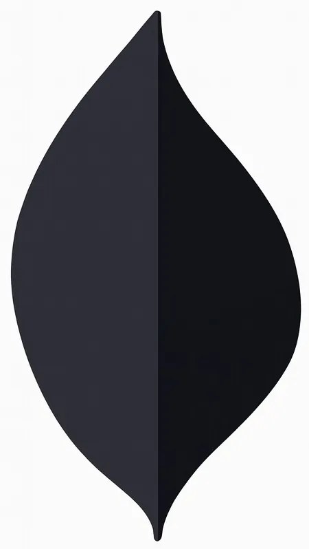 Leaf Muurlamp Zwart