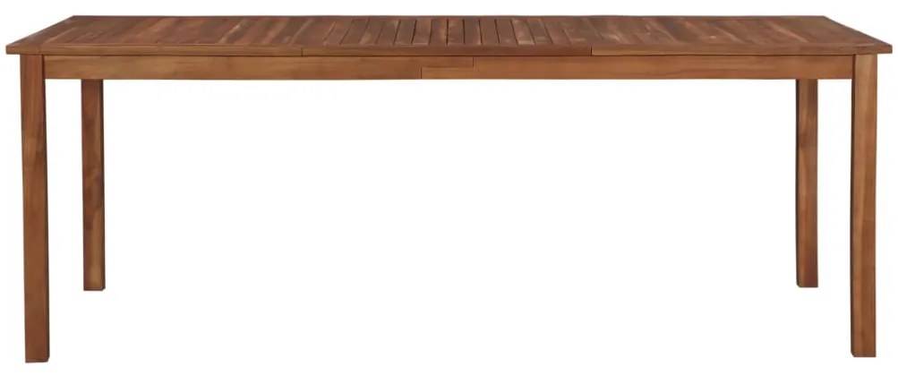 vidaXL Tuintafel 200x100x74 cm massief acaciahout