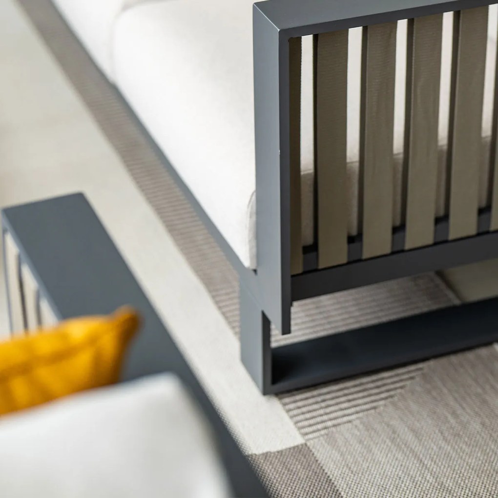 Garden Impressions Gabon hoek loungeset 4-delig - taupe