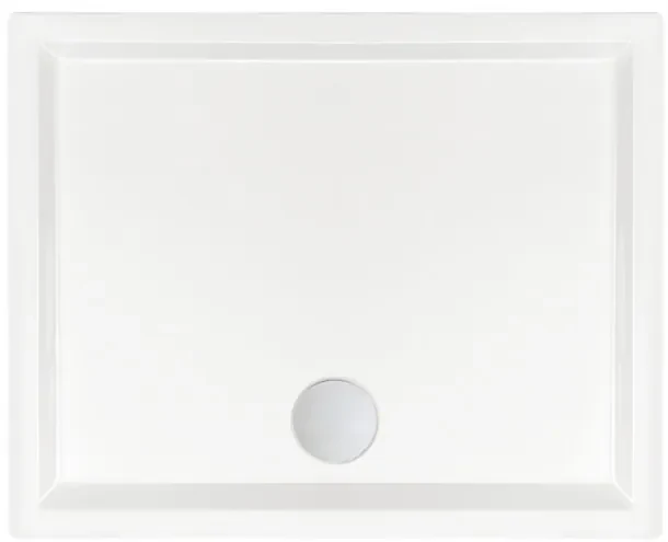 Xenz Mariana Plus rechthoekige douchebak acryl 90x80cm wit glans