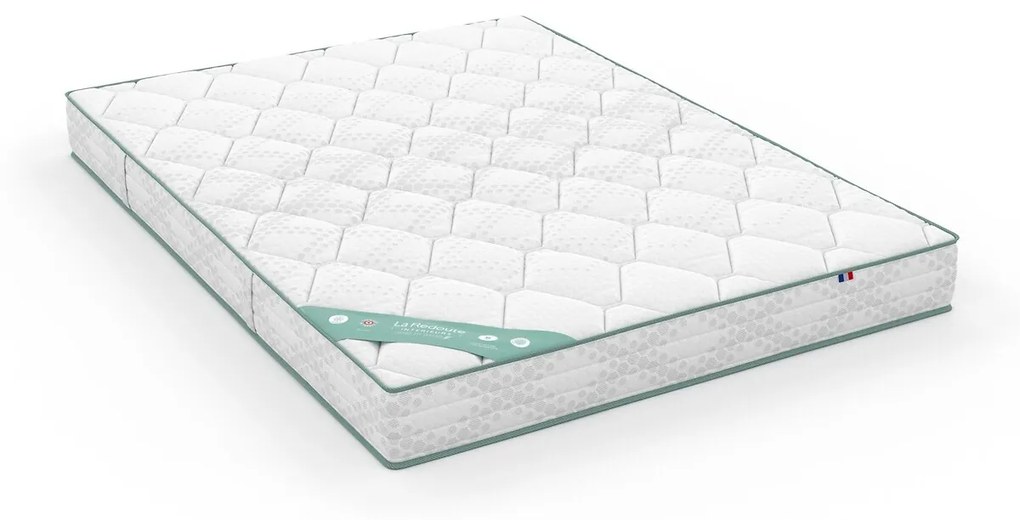 Matras in latex, gevoelige rug, heel stevig, 19 cm, 3 zones