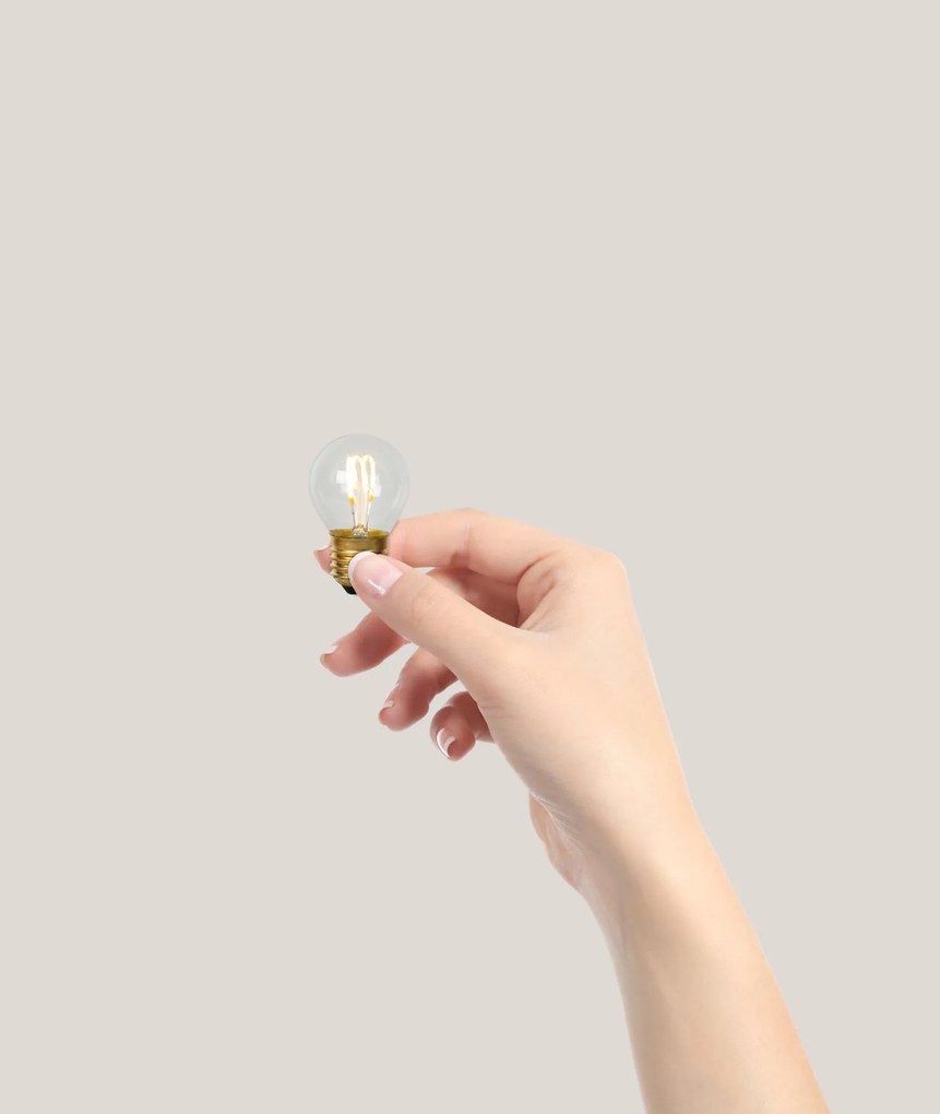 Lucide Bulb dimbare LED lamp 2700K E27 3W 4.5cm transparant