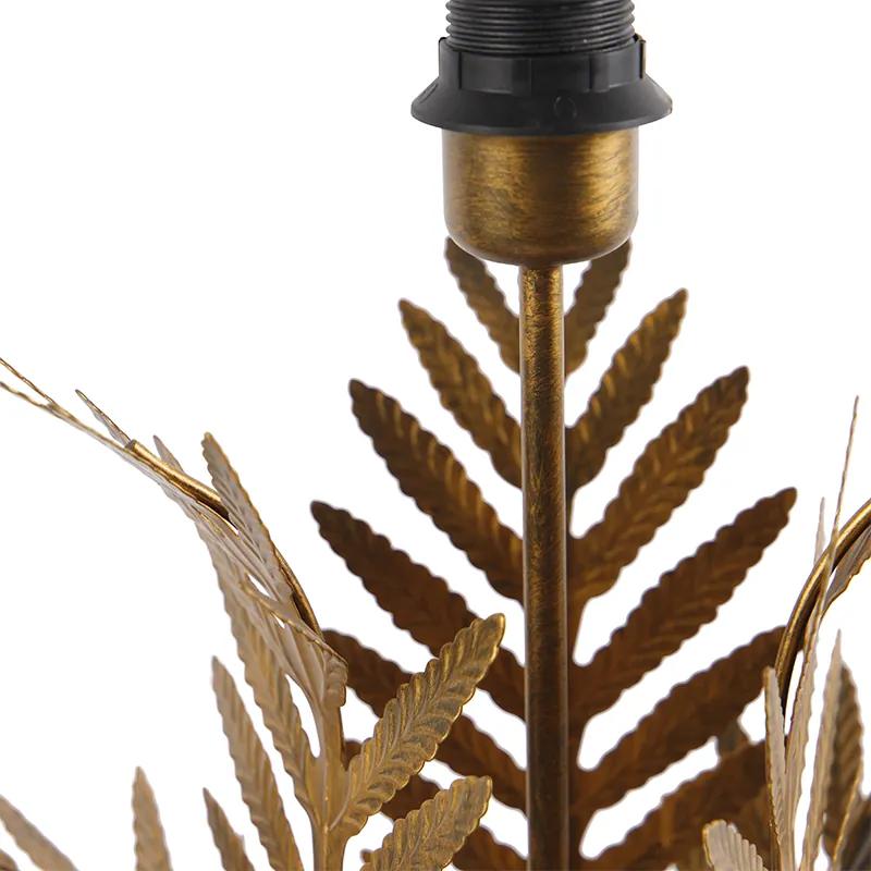 Vintage tafellamp goud 33 cm - Botanica Landelijk Binnenverlichting Lamp