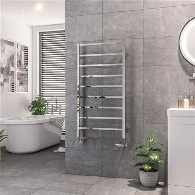 Eastbrook Tuscan Square handdoekradiator 60x120cm 347W chroom