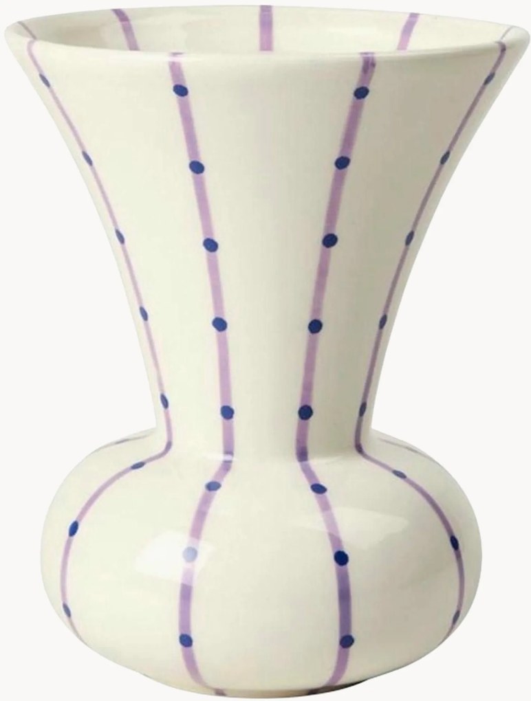 Handbeschilderde vaas Signature, H 15 cm