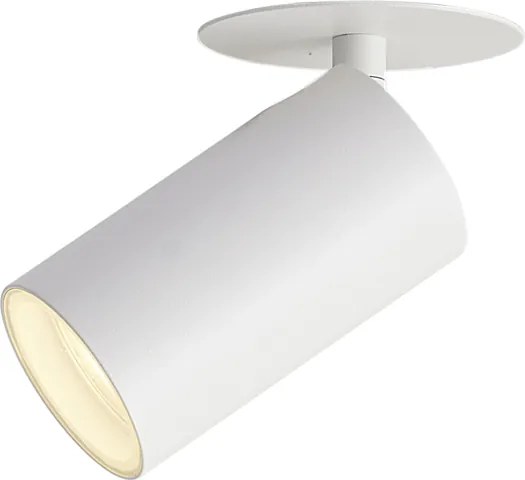 Set van 6 moderne inbouwspots wit GU10 50mm IP44 - Chels