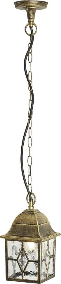 Klassieke hanglamp antiek goud IP23 - London