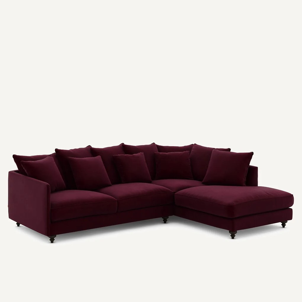 Fluwelen hoekslaapbank, Lazare