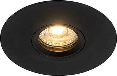 Moderne inbouwspot zwart GU10 50mm - Buco