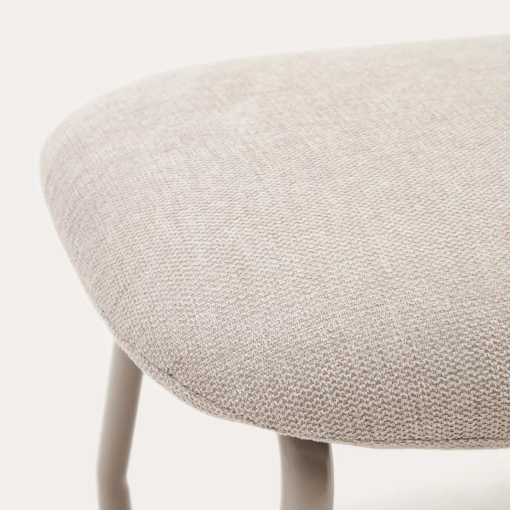 Kave Home Belina Moderne Hocker Beige