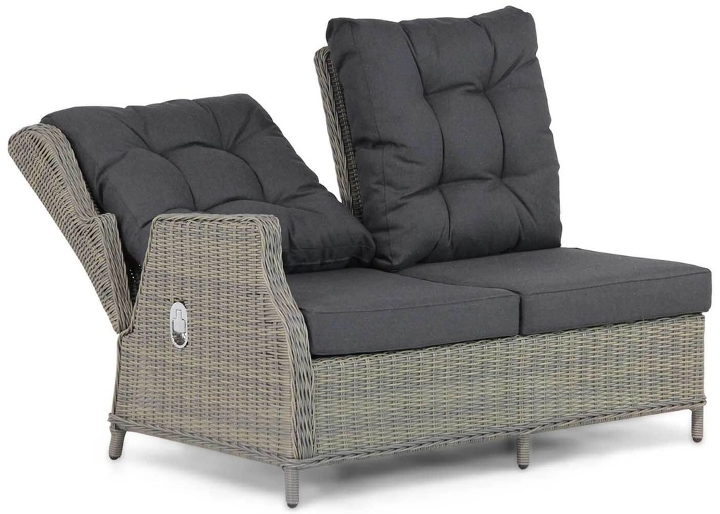 Dining Loungeset 6 personen Wicker Taupe Garden Collections Chicago/Brighton