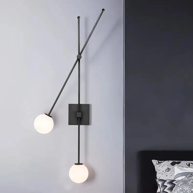 Wandlamp APP1595-2W black
