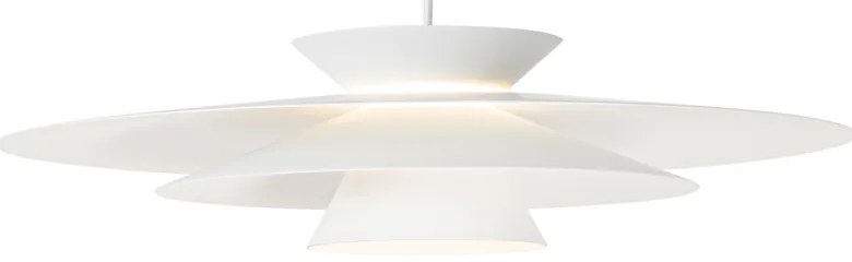 Design hanglamp wit incl. LED 3-staps dimbaar - Pauline