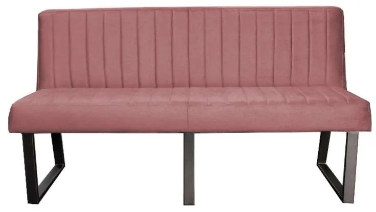 Eetkamerbank - Hengelo - stof Element roze 10 - 180 cm