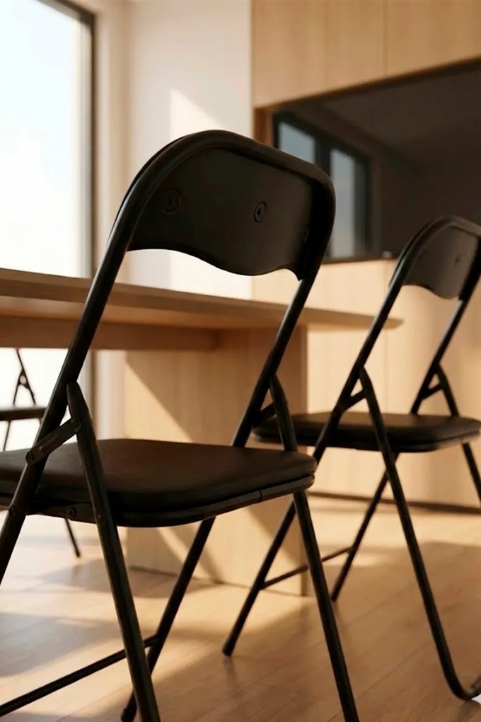 Pack 4 opklapbare Stoelen voor evenementen Niza Basic