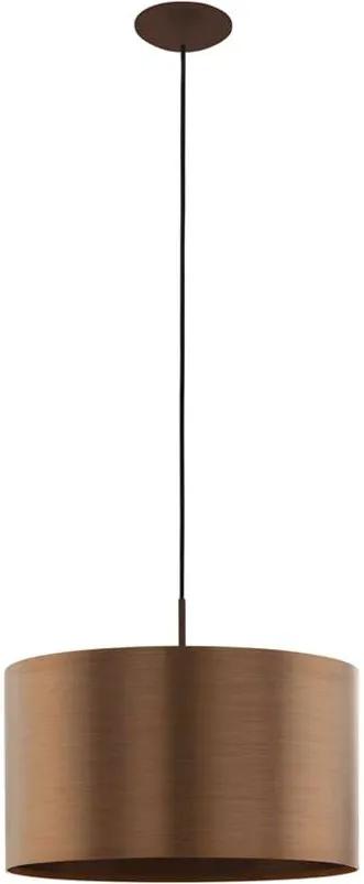EGLO hanglamp Saganto - bruin/koperkleur - Ø45 cm - Leen Bakker