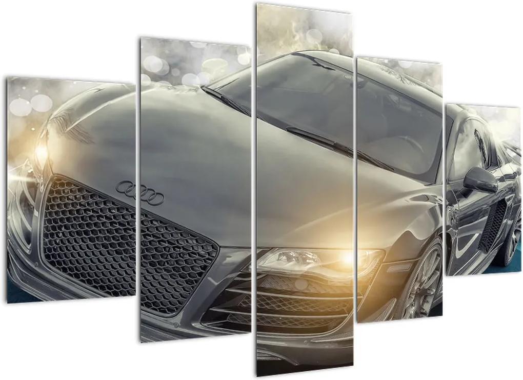 Schilderij - Audi, grijs (150x105 cm), 40 andere afmetingen