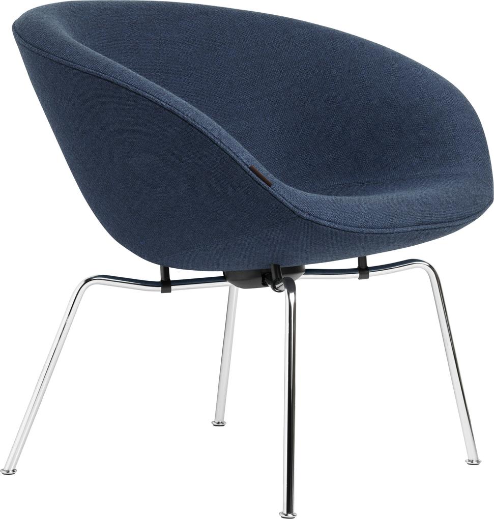 Fritz Hansen Pot fauteuil chrome/blue